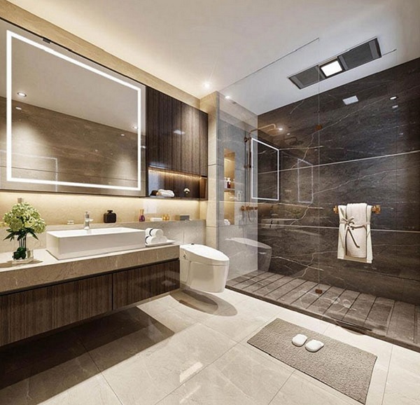Cách thiết kế phòng tắm 4m2